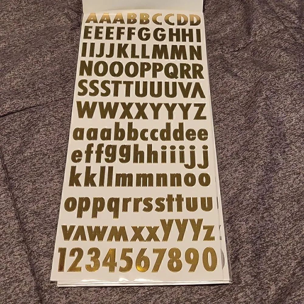 Letters/Number Stickers - Picture 6 of 6
